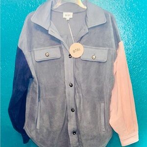 BiBi Gray and Pink Jacket